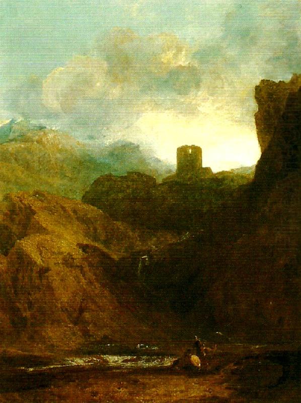 J.M.W.Turner dolbadarn castle china oil painting image