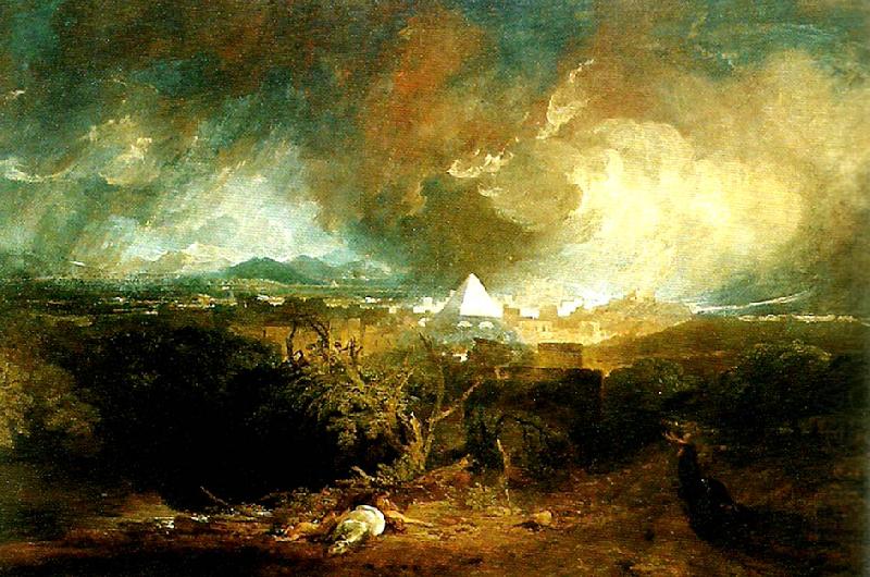J.M.W.Turner the fifth plague of egypt china oil painting image