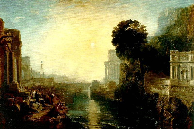 J.M.W.Turner dido building carthage china oil painting image