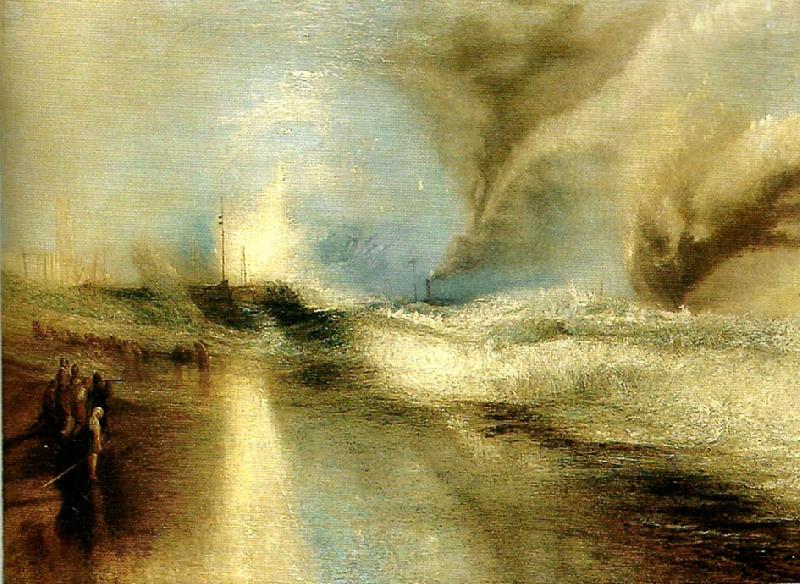 J.M.W.Turner lights to warn steam-boats of shoalwater china oil painting image