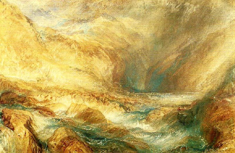 J.M.W.Turner the pass of st gotthard china oil painting image