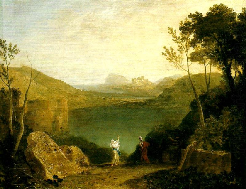 J.M.W.Turner aeneas and the sibyl, lake avernus china oil painting image