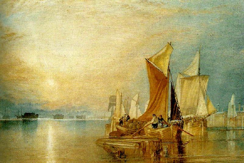J.M.W.Turner stangate creek on  the river medway china oil painting image