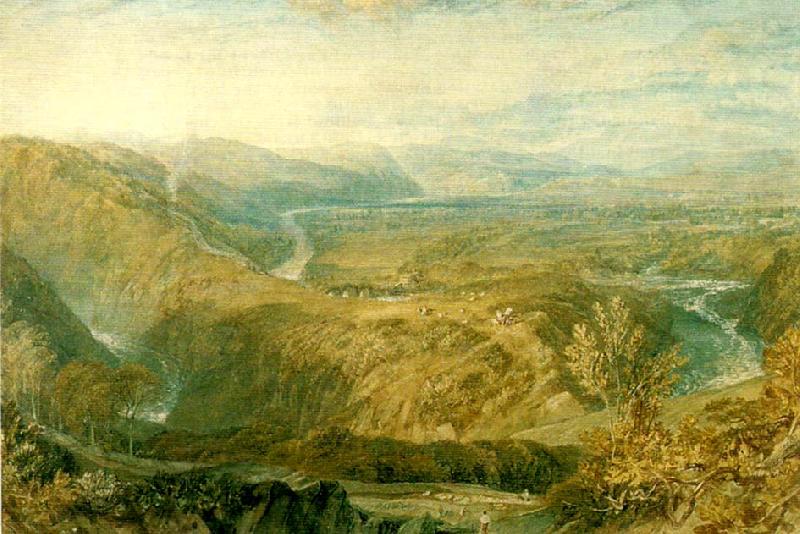 J.M.W.Turner crook of lune looking towards hornby castle china oil painting image
