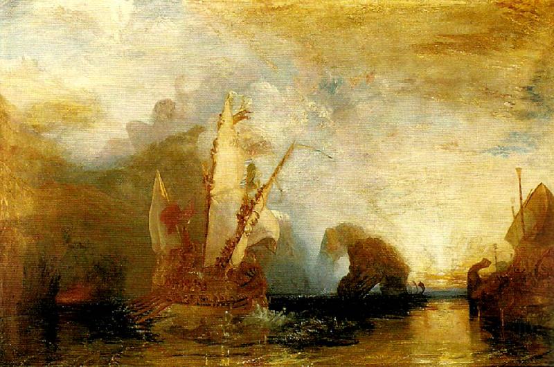 J.M.W.Turner ulysses deriding polyphemus-homer's odyssey china oil painting image