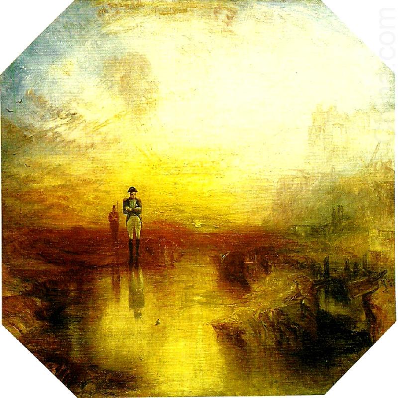 J.M.W.Turner war the exile and the rock limpet china oil painting image