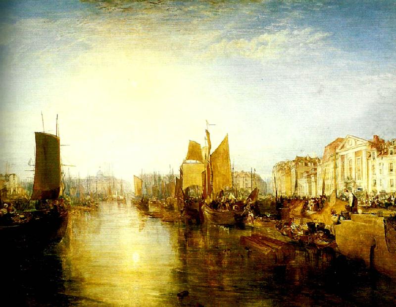 J.M.W.Turner harbour of dieppe china oil painting image