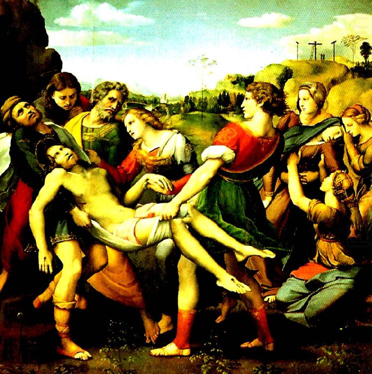 Raphael la mise au tombeau china oil painting image