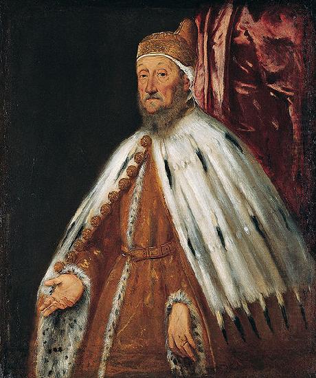 Tintoretto Portrait of Doge Pietro Loredan china oil painting image