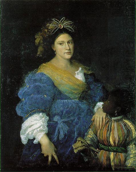 Titian Portrat der Laura de Dianti china oil painting image