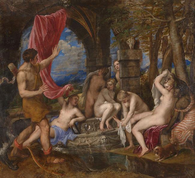 Titian Diana and Actaeon china oil painting image