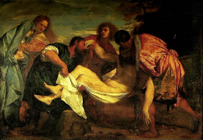 Titian la mise au tombeau china oil painting image