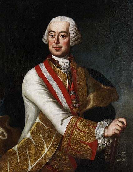 Anonymous Portrait of en:Leopold Josef Graf Daun (1705-1766), Austrian field marshal china oil painting image