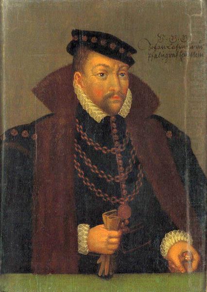 Anonymous Portrait of Johann Casimir von Pfalz-Simmern china oil painting image