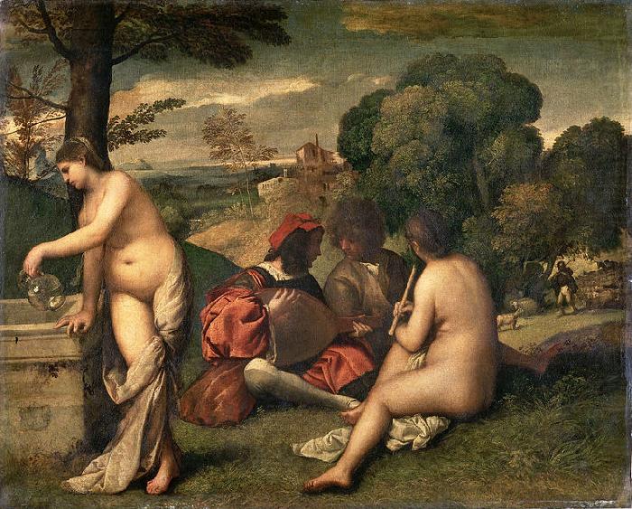 Giorgione Pastoral Concert china oil painting image
