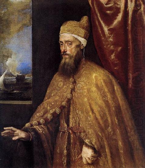 Titian Portrait of the Doge Francesco Venier china oil painting image