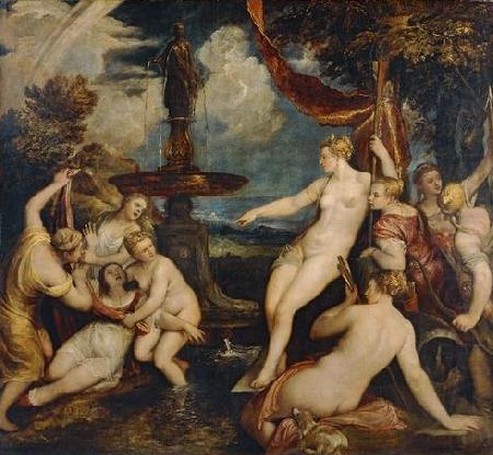 Titian Diana and Callisto by Titian china oil painting image