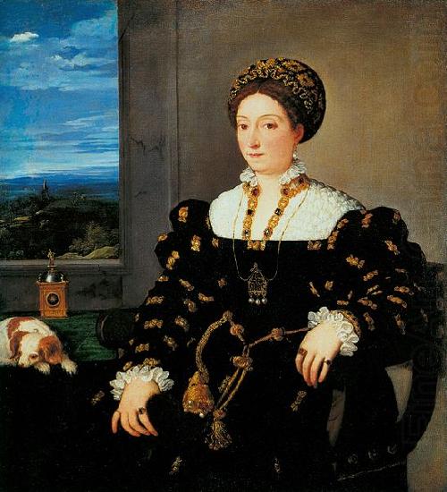 Titian Portrat der Eleonora Gonzaga china oil painting image