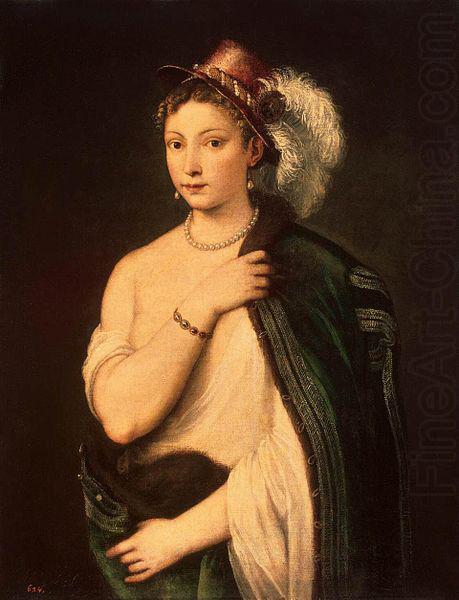 Titian Female Portrait. china oil painting image