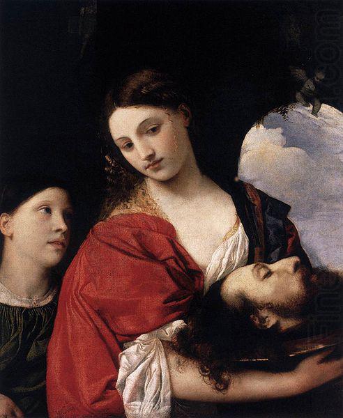 Titian Salome con la testa del Battista china oil painting image