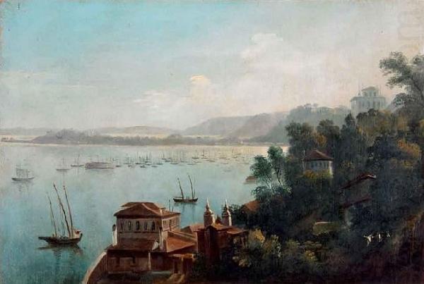Anonymous View of the port of Bahia china oil painting image