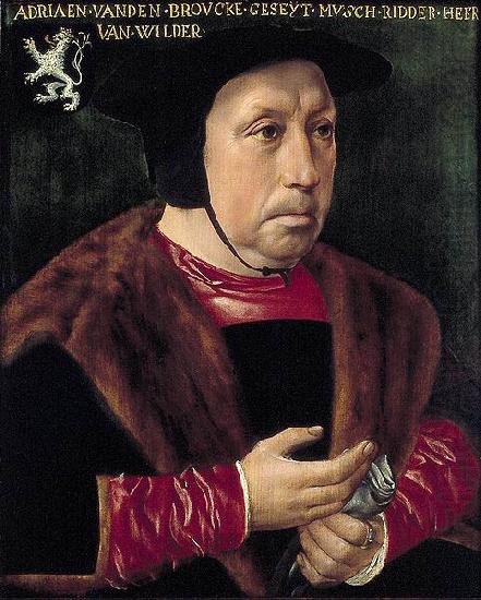 Anonymous Portret van Adriaen van den Broucke, genaamd Musch, Heer van Wildert china oil painting image