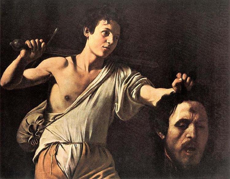 Caravaggio David china oil painting image