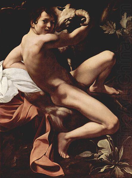 Caravaggio Saint John the Baptist china oil painting image