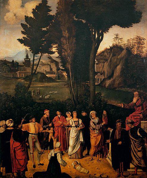 Giorgione The Judgment of Solomon china oil painting image
