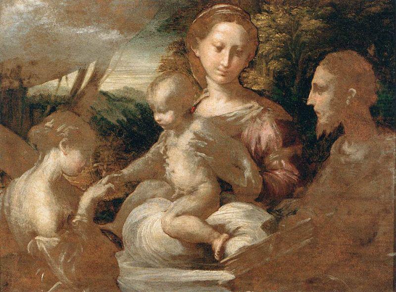 PARMIGIANINO The Mystic Marriage of St Catherine china oil painting image
