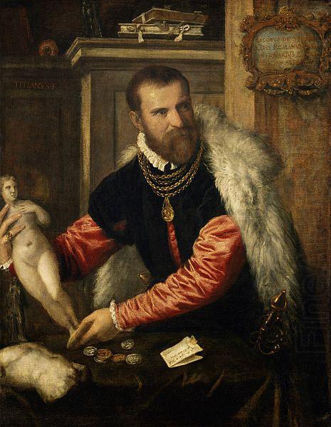 Titian Portrait of Jacopo de Strada china oil painting image