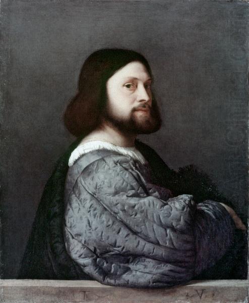 Titian Herr in Blau china oil painting image