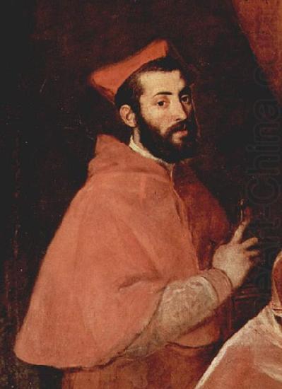 Titian Alessandro Cardinal Farnese china oil painting image