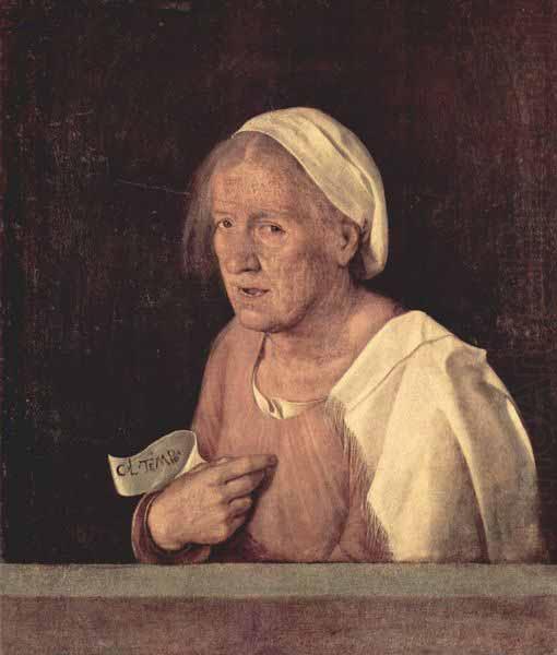 Giorgione Portrat einer alten Frau china oil painting image