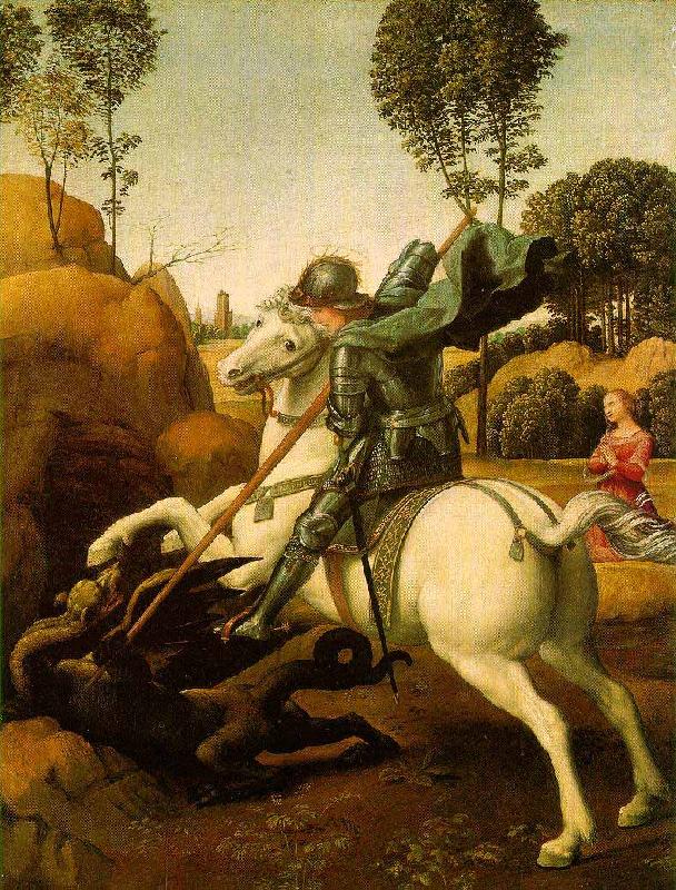 Raphael Saint George and the Dragon china oil painting image