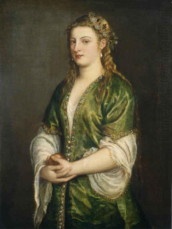 Titian Portrait of a Lady china oil painting image