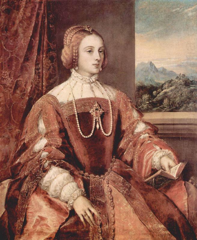 Titian Portrait of Isabella of Portugal china oil painting image