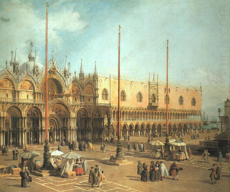 Canaletto Piazza San Marco- Looking Southeast china oil painting image