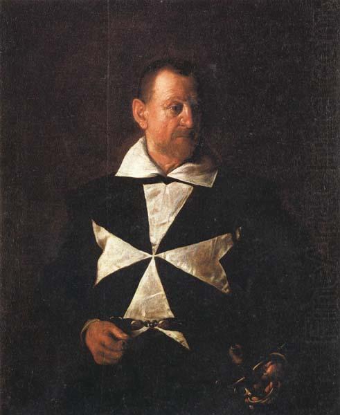 Caravaggio Portrait of a Knight of Malta china oil painting image