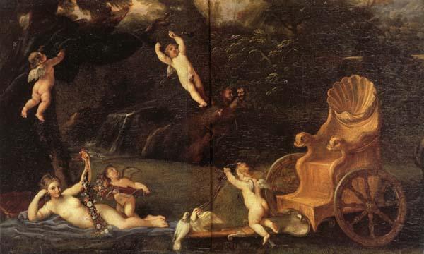 Domenichino Detail of  The Repose of Venus china oil painting image
