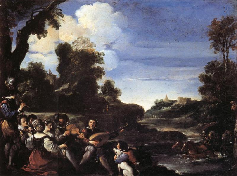 GUERCINO Concert Champetre china oil painting image
