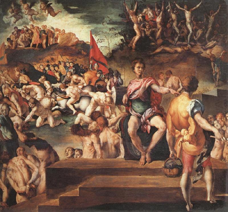 Pontormo Martydom of St.Maurice and the Theban Legions china oil painting image