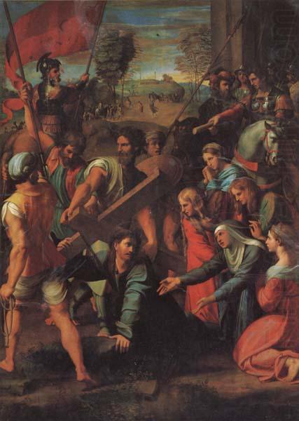 Raphael Christ Falls on the Road to Calvary china oil painting image