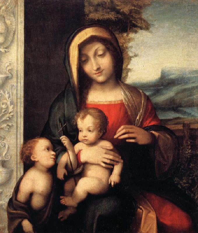 Correggio Madonna and Child with the Young Saint John china oil painting image