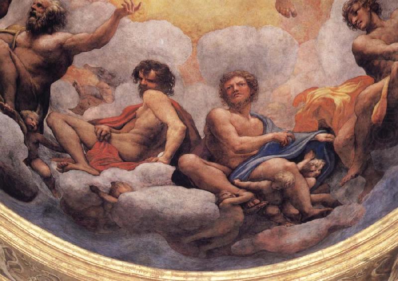 Correggio Details of the cupola with the apostles Philip and Thaddeus,James the Less and Thomas,Andrew and Jomes the Great china oil painting image