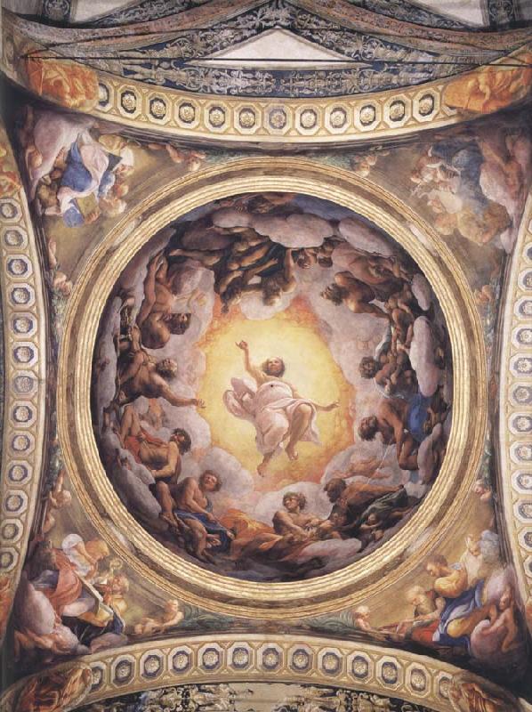 Correggio Vision of Saint john on the Island of Patmos,cupola china oil painting image