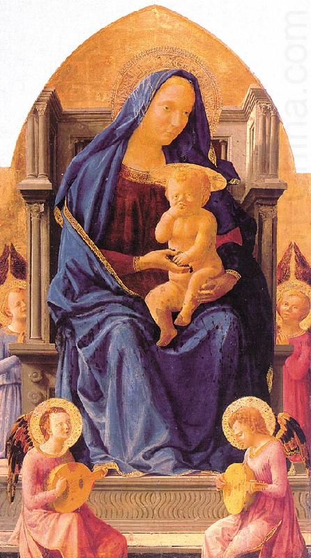 MASACCIO Madonna with Child and Angels china oil painting image