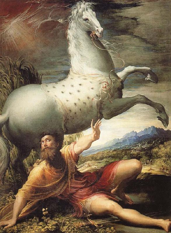 PARMIGIANINO The Conversion of St Paul china oil painting image