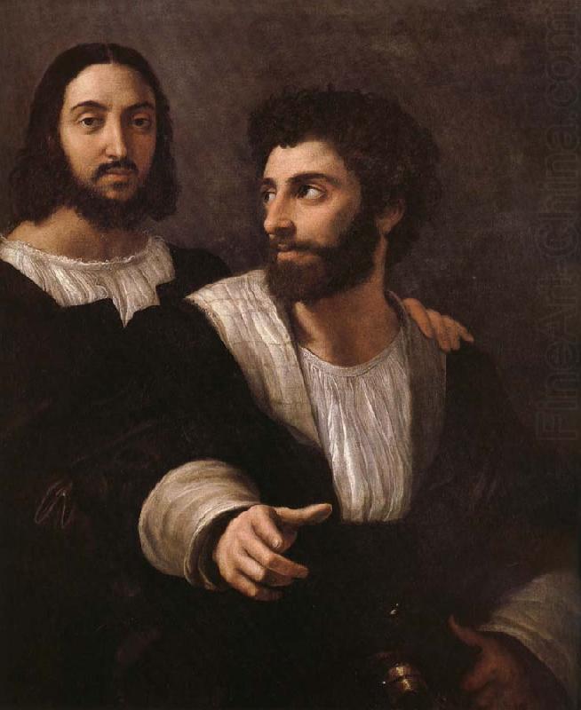Raffaello Portrait de l'artiste avec un ami china oil painting image
