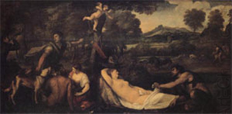 Titian The Pardo Venus (mk05) china oil painting image